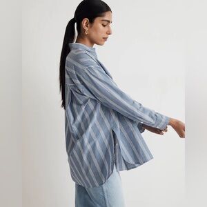 Madewell The Signature Poplin Oversized Shirt